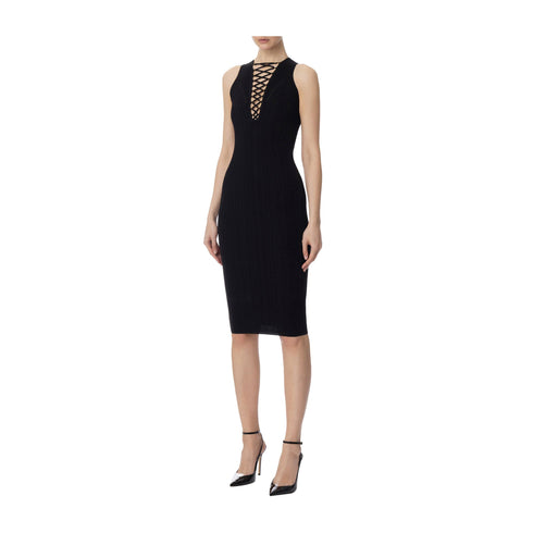 Elisabetta Franchi Abito midi Abito Donna con lacci frontali 42 - Francavilla Moda